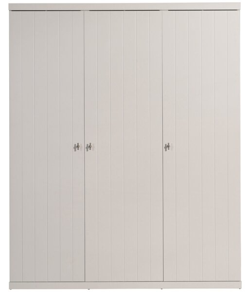 Fehér fa szekrény Vipack Robin 205 x 166 cm