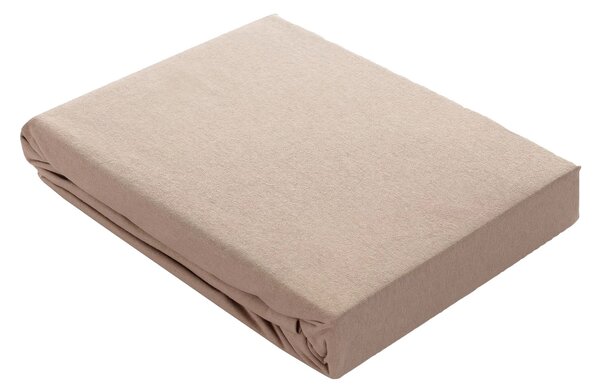 Jerry rugalmas jersey lepedő 90x200cm bézs