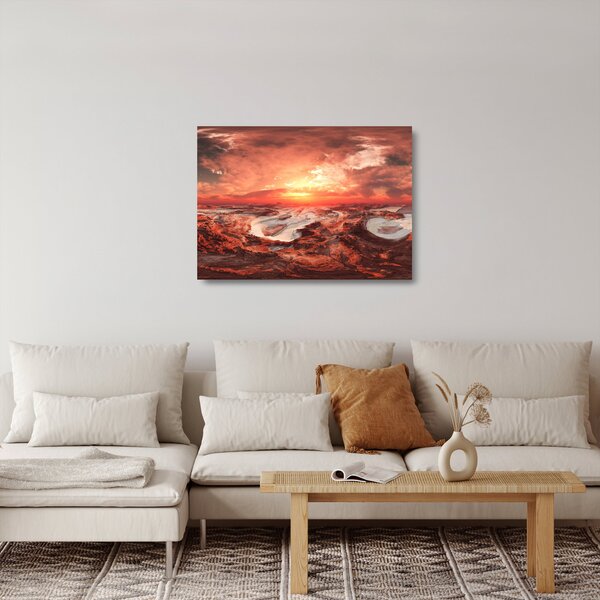 Üveg kép - Mars (70x50 cm)