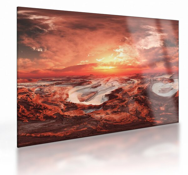 Üveg kép - Mars (70x50 cm)