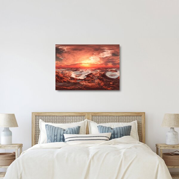 Üveg kép - Mars (70x50 cm)