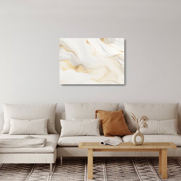 Üveg kép - Absztrakció dekorációval (70x50 cm)