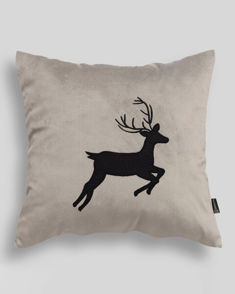 Midnight Stag díszpárnahuzat 43x43 cm