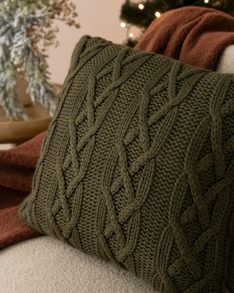 Knitted Warmth párnahuzat 43x43 cm