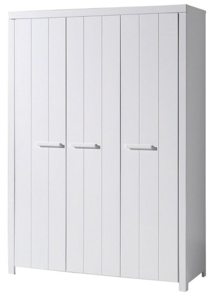Fehérre lakkozott szekrény Vipack Erik 205 x 144,2 cm