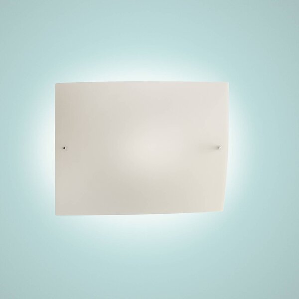Foscarini Folio piccola fali lámpa, fehér, dimmelhető, Fehér / opál, Nappali / Étkező, Üveg, Dizájn