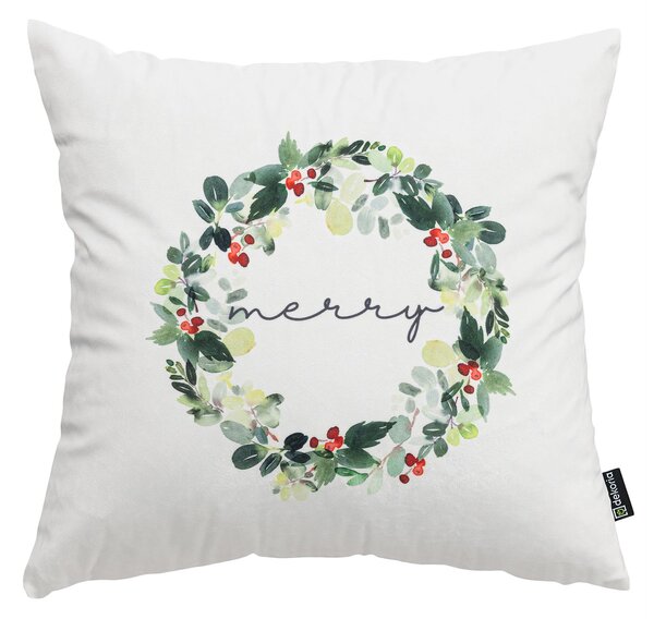 Merry Wreath párnahuzat 43x43 cm
