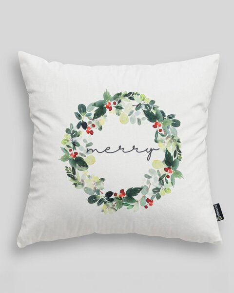 Merry Wreath párnahuzat 43x43 cm