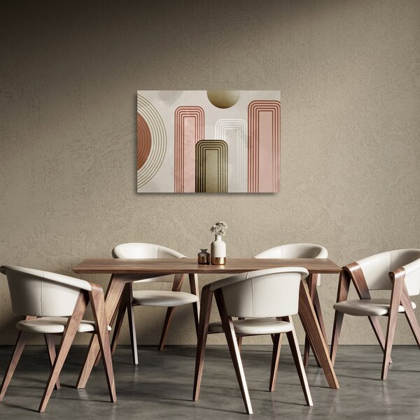 Üveg kép - Minimalista illusztráció (70x50 cm)
