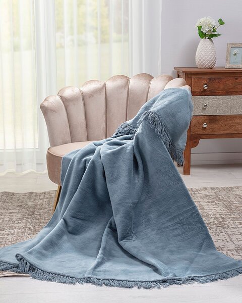 Cosy Home takaró 150x200cm Denim Szürke