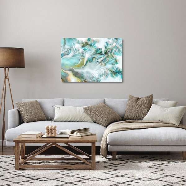 Üveg kép - Absztrakt minták festése (70x50 cm)