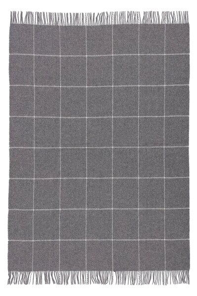 Zelandia pléd 140x200 cm kockás szürke