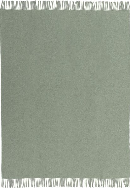 Zelandia pléd 140x200cm melange füstös zöld