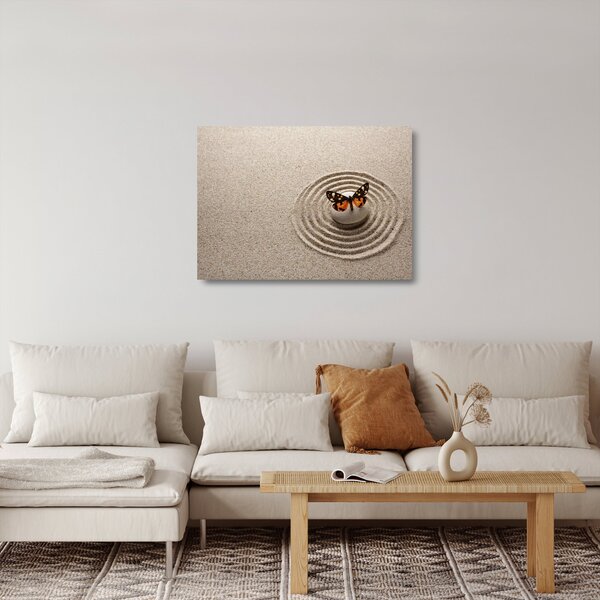 Üveg kép - Zen kert (70x50 cm)
