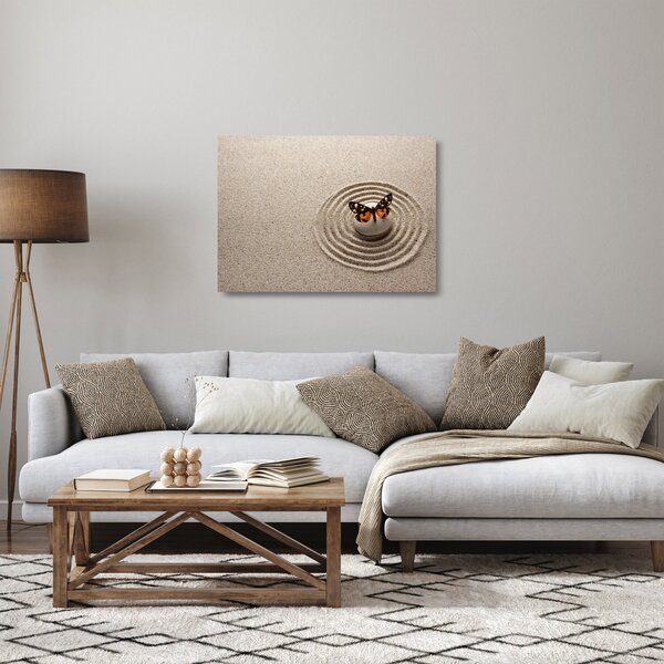 Üveg kép - Zen kert (70x50 cm)