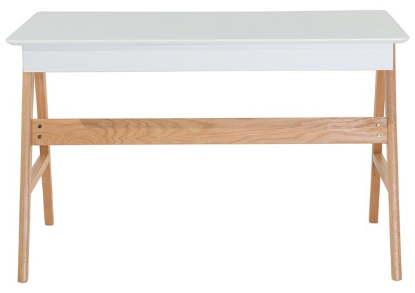 Íróasztal SHESLAY Fehér 120 cm 70 cm fiókokkal