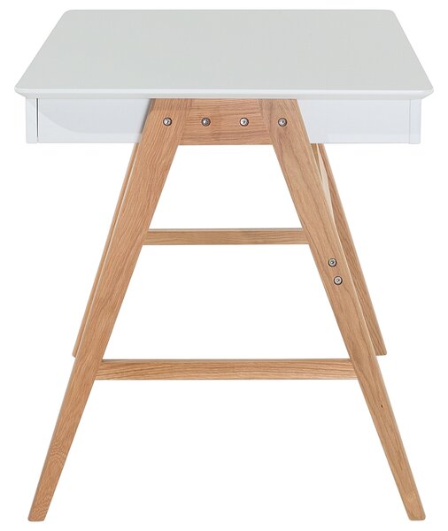 Íróasztal SHESLAY Fehér 120 cm 70 cm fiókokkal