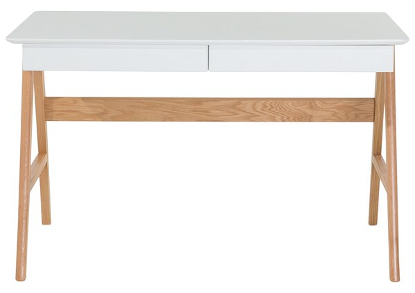 Íróasztal SHESLAY Fehér 120 cm 70 cm fiókokkal