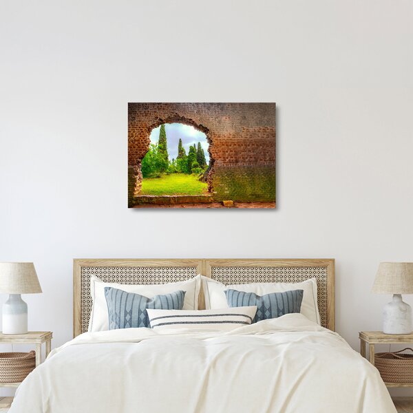 Üveg kép - Édenkert (70x50 cm)