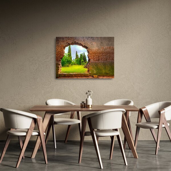 Üveg kép - Édenkert (70x50 cm)