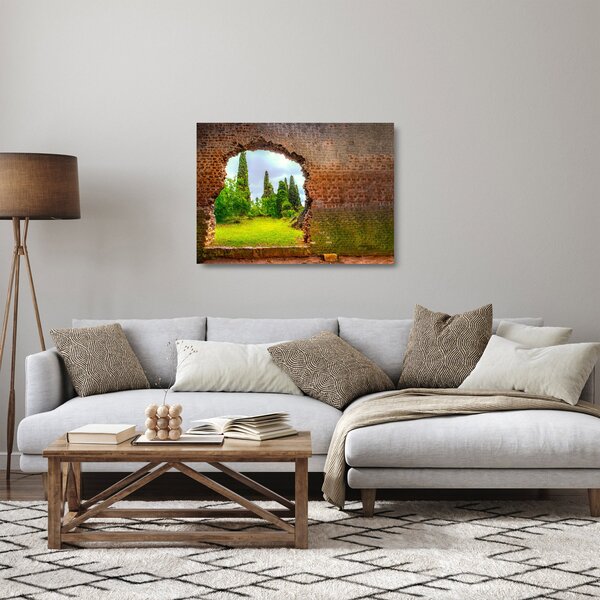 Üveg kép - Édenkert (70x50 cm)