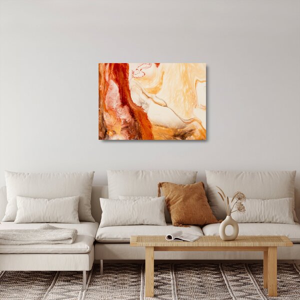 Üveg kép - Absztrakt festészet (70x50 cm)