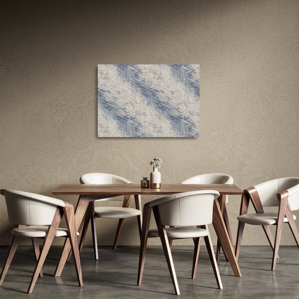 Üveg kép - Hullámminta (70x50 cm)