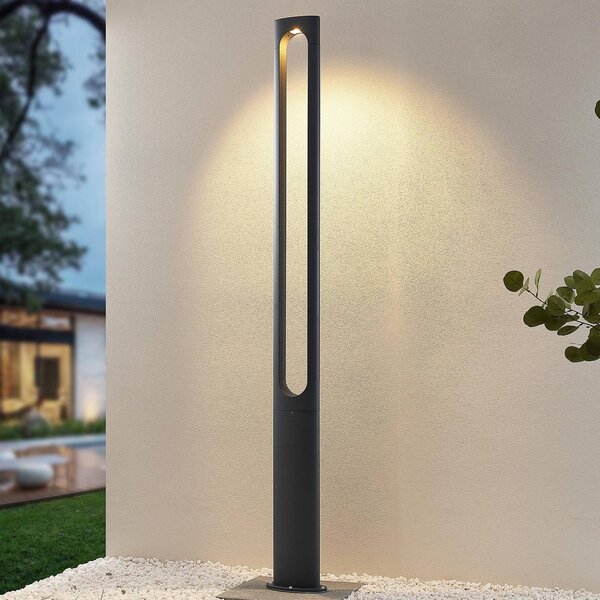 Lucande Dovino LED árbóc lámpa, 200 cm, Fekete, Alumínium, Modern