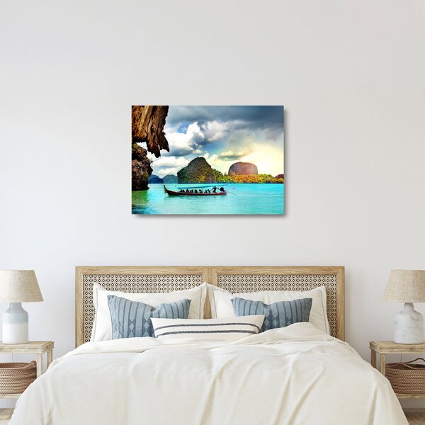 Üveg kép - Phang Nga-öböl (70x50 cm)