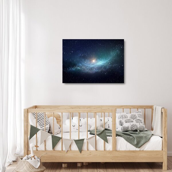 Üveg kép - Csillagok és ködök (70x50 cm)