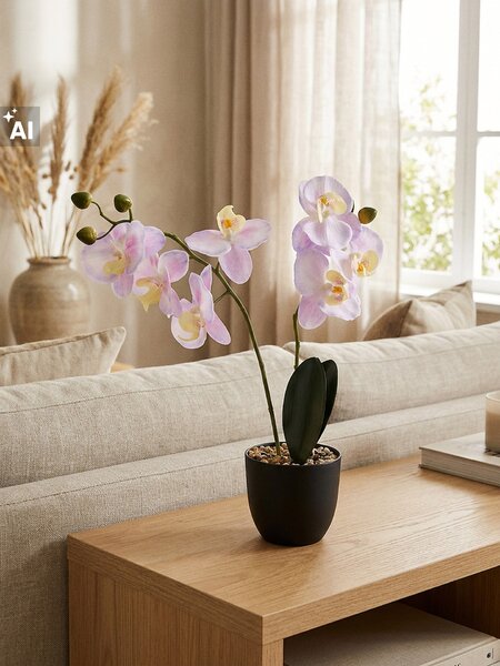 Sinsay - Mesterséges dekoratív orchidea cserépben - pasztellpink