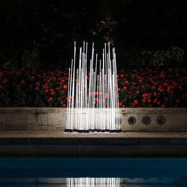 Artemide Architectural Reeds IP67 LED állólámpa 1db, Alu / szürke / cink, Rozsdamentes acél, Modern