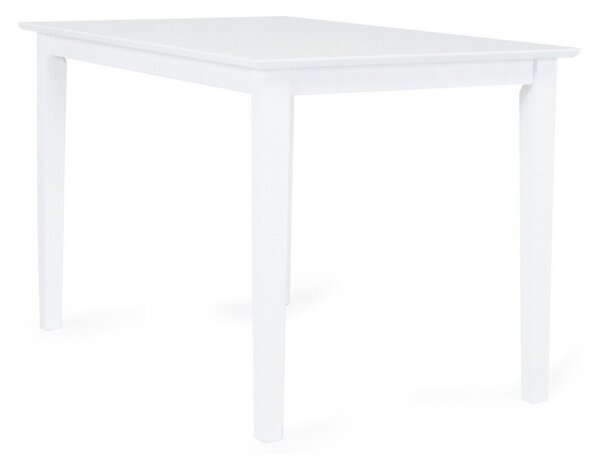 Asztal Provo 158 Fehér, 74x75x120cm, Közepes sűrűségű farostlemez, Fa