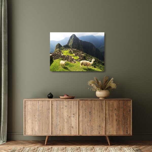 Üveg kép - Machu Picchu (70x50 cm)