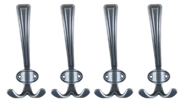 Tulip rubico xl ófekete dupla fogas – 4 darabos szett csavarokkal