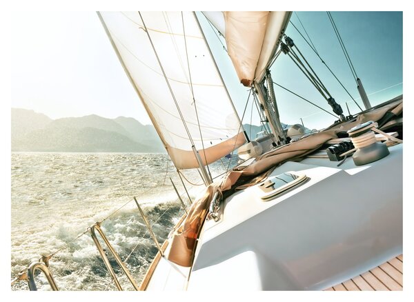 Üveg kép - Yacht (70x50 cm)