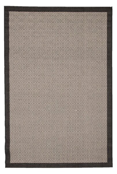 Modern Geometric szőnyeg fekete/homok 160x230cm