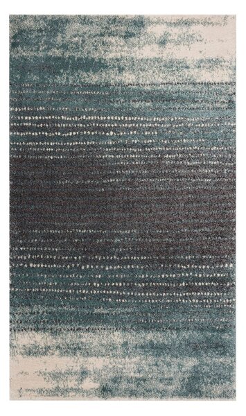 Modern szőnyeg türkiz/középszürke 160x230 cm