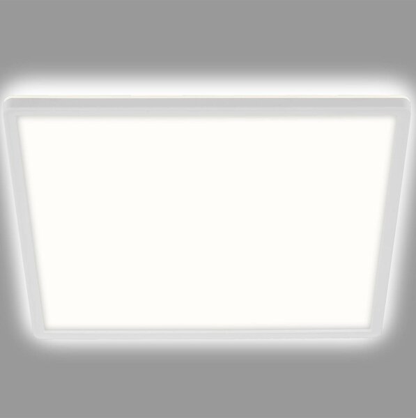 Briloner LED mennyezeti lámpa Karcsú, szögletes 42 x cm, Fehér / opál, Folyosó, Műanyag, Modern