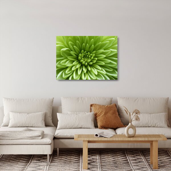 Üveg kép - Makro kép egy növényről (70x50 cm)