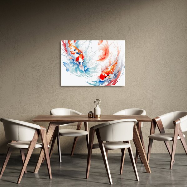 Üveg kép - Halak (70x50 cm)