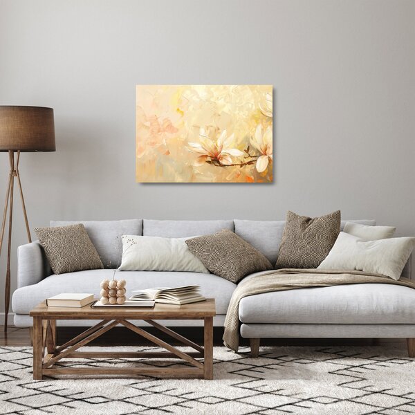 Üveg kép - Virágok (70x50 cm)