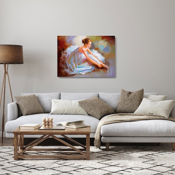 Üveg kép - Ballerina (70x50 cm)