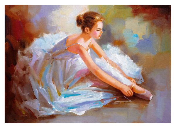 Üveg kép - Ballerina (70x50 cm)