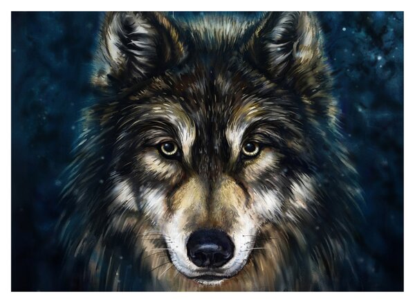 Üveg kép - Wolf (70x50 cm)