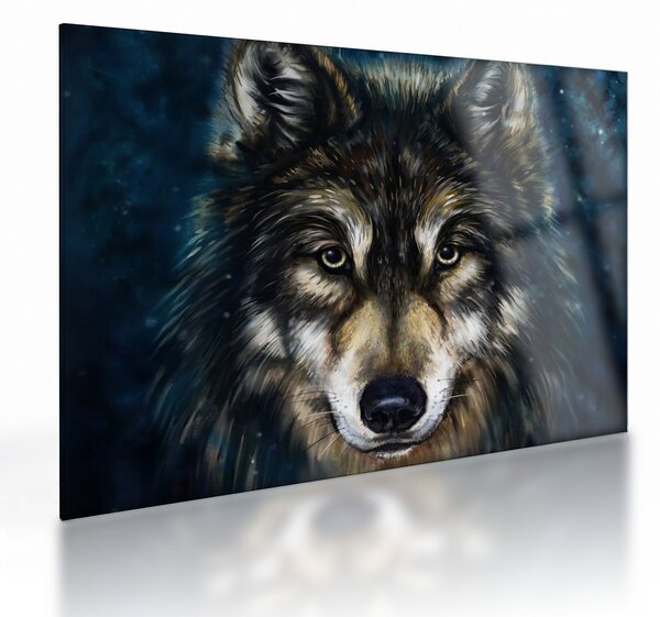 Üveg kép - Wolf (70x50 cm)
