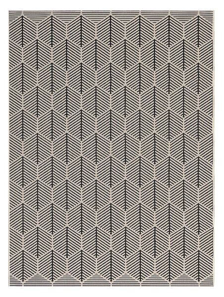 Cottage fekete/beige szőnyeg 200x290cm
