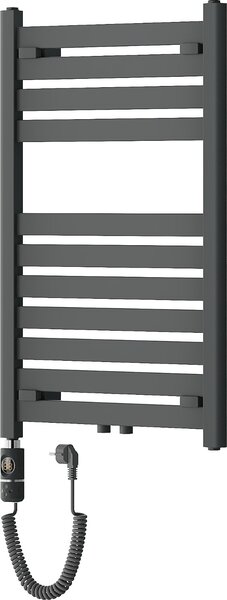 Mexen Uran, elektromos fűtőelem 800x500 mm + fűtőrúd 600 W, antracit, W105-0800-500-2600-66