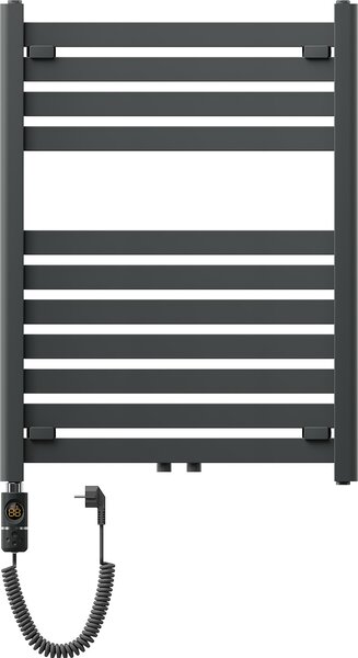 Mexen Uran, elektromos fűtőelem 800x600 mm + fűtőrúd 600 W, antracit, W105-0800-600-2600-66