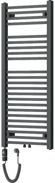 Mexen Pluton, elektromos fűtőelem 1200x500 mm + fűtőrúd 600 W, antracit, W106-1200-500-2600-66